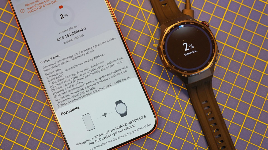 Huawei Watch GT 6 Pro se dočkaly první aktualizace. Přináší tyto novinky