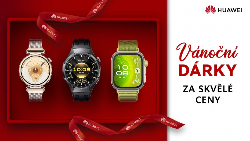 Nadělte letos pod stromeček svým blízkým styl i špičkovou technologii. Huawei představuje oblíbené produkty za speciální vánoční ceny