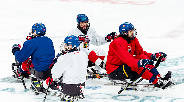 Schoval jsem si puk, smál se parahokejista Kapko. Cítí, že týmu chybí efektivita