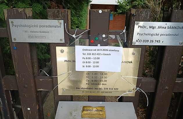 „Nikdo se nebude vyjadřovat.” Cimický po rozsudku zavřel svou ordinaci