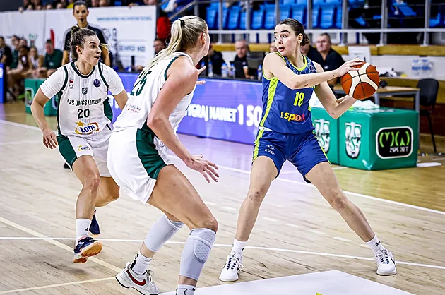 Výhra po nervózním závěru. Basketbalistky USK Praha podruhé uspěly v Eurolize